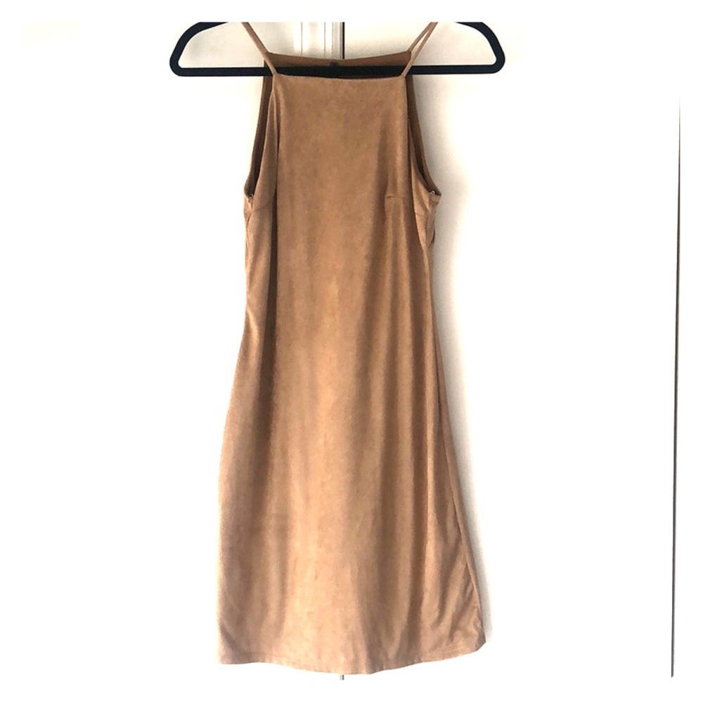 Faux Suede dress